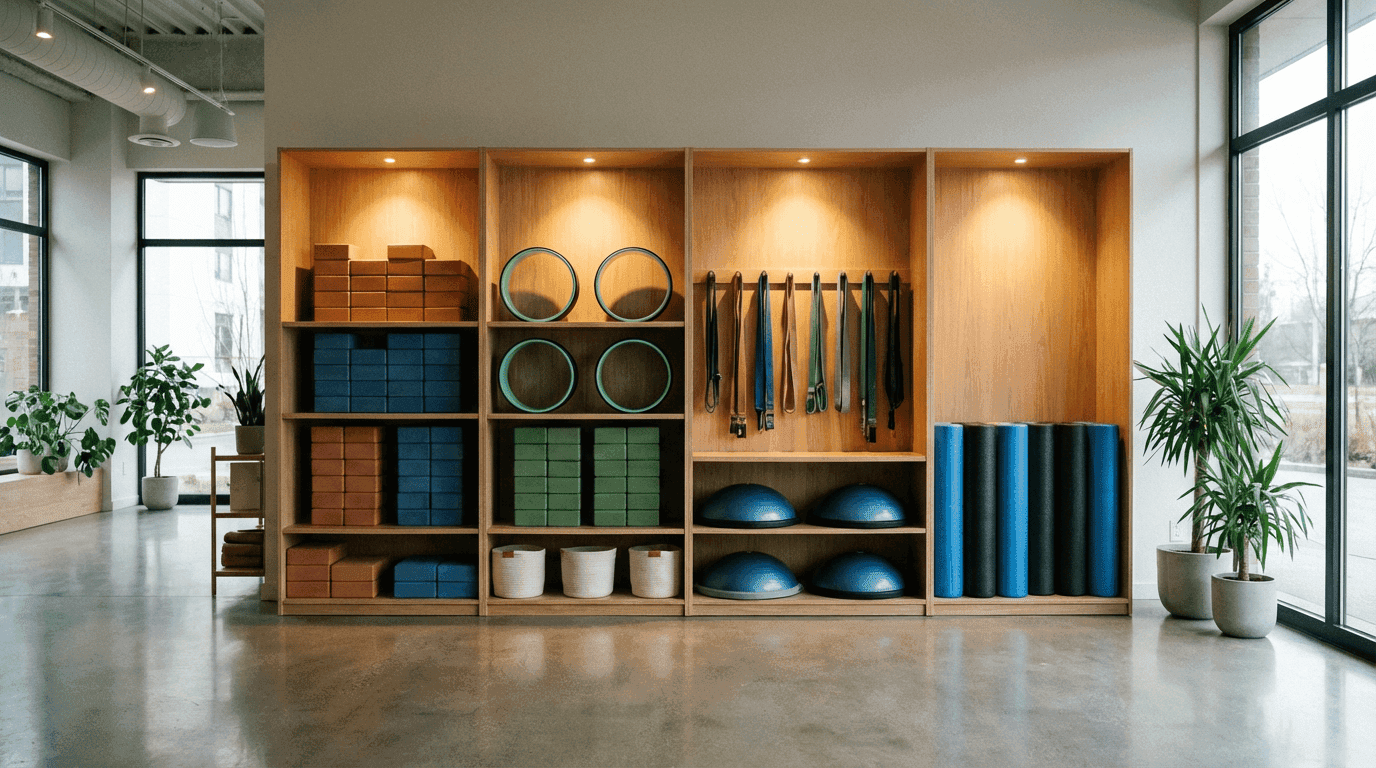 专业瑜伽器材区